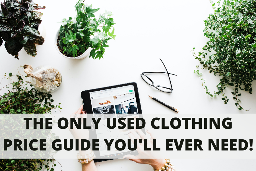 USED CLOTHING PRICE GUIDE